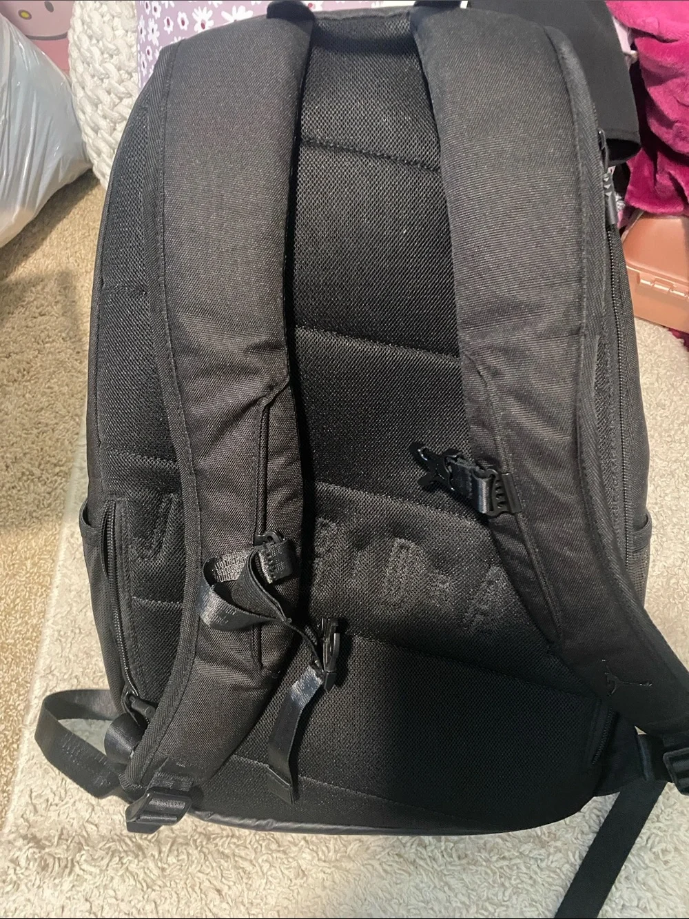 Jordan Black Classic Backpack with Jumpman Logo
